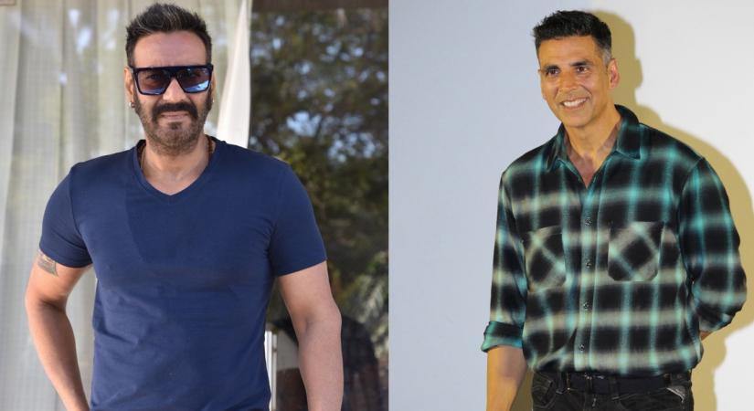 Akshay Kumar and Ajay Devgn. (File Photo: IANS)