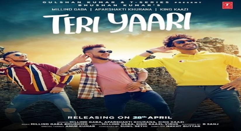 Mumbai, May 3 (IANS) Actor Aparshakti Khurana relived his wedding while shooting for his new song "Teri Yaari", as he wore a 'sherwani' he donned during his marriage in the track's music video.