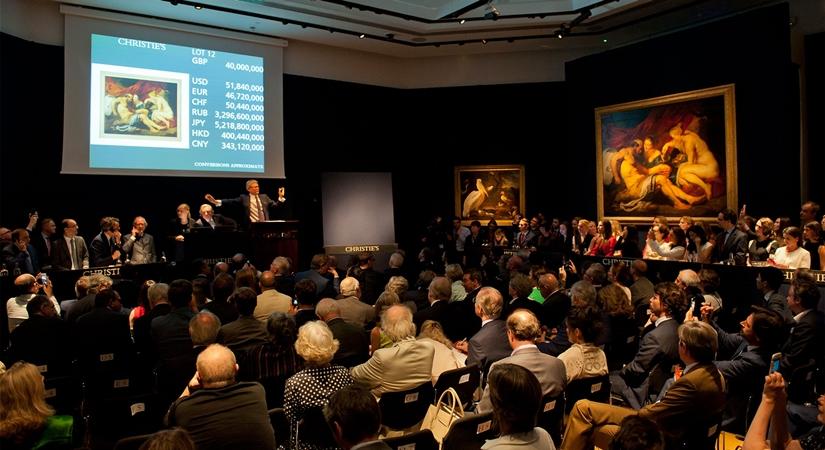 A previous Christie's auction in London, Source - Christie's