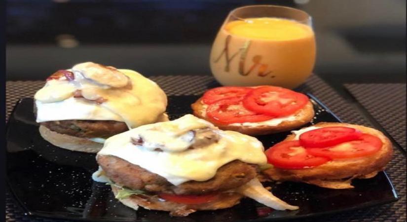 Bipasha makes burger, milkshake for hubby Karan.