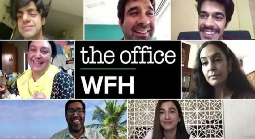 'The Office' cast reunites for 'work from home' episode.