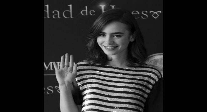 Actress Lily Collins.