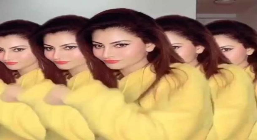 Urvashi switches on her 'Beyonce mode'.