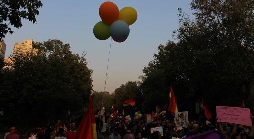 A glimpse from 11th Delhi Queer Pride Parade - Photo Credits - Sarthak Shukla