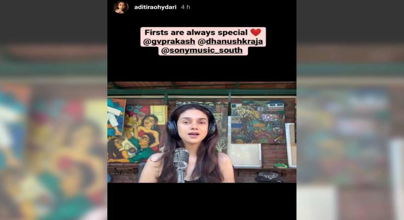 Aditi Rao Hydari on singing Tamil song: Firsts are always special.
