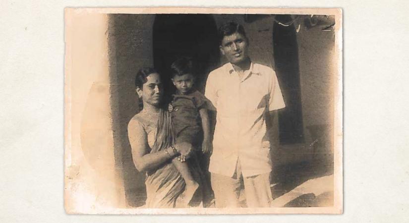 Satya Nadella with his parents, circa 1970. (Photo: Courtesy, LinkedIn)