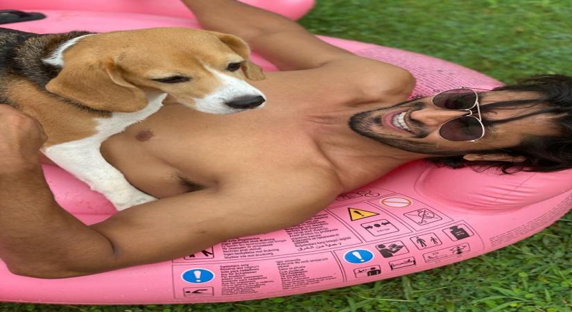 Vidyut Jammwal enjoys a spa day. (Photo: Sugandha Rawal IANS)