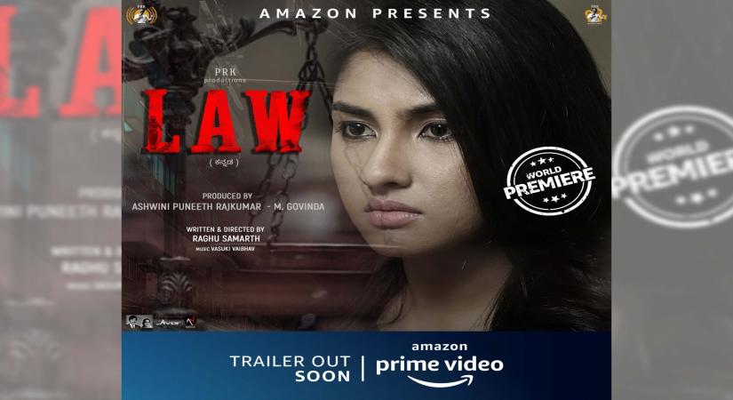 Ragini Chandran gives intense look in new poster of 'Law'.