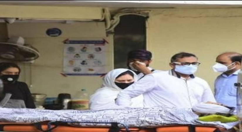Mumbai, July 9 (IANS) Late comedian was laid to rest at Mumbai's Mazgaon cemetery on Thursday.