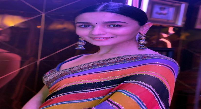 Actress Alia Bhatt, who bagged the award for Best Actor (Female) for Gully Boy at Screen Awards 2019 in Mumbai.