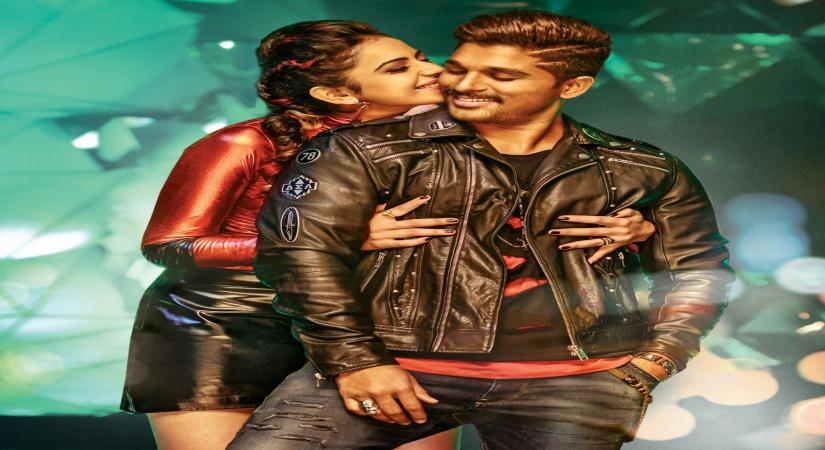 Hyderabad: Stills of Telugu Film Sarrainodu. (Photo: IANS)