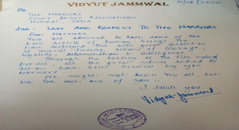 Vidyut Jammwal offers financial help to stuntmen.