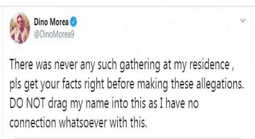 Dino Morea denies hosting Sushant at house party on June 13.