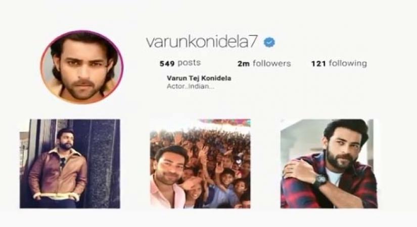 Varun Konidela's Instagram family grows to two million.