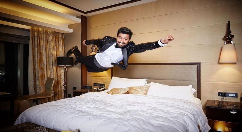 Vicky Kaushal turns Superman in latest picture.