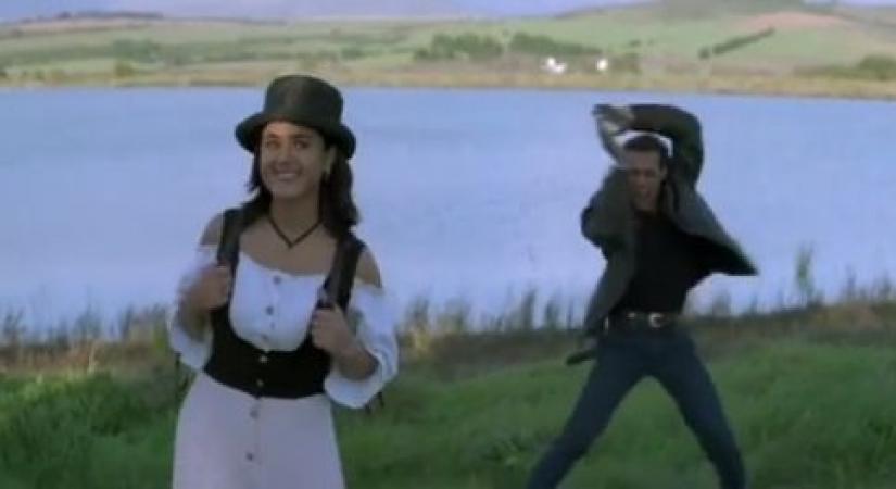 Preity Zinta and Salman Khan.