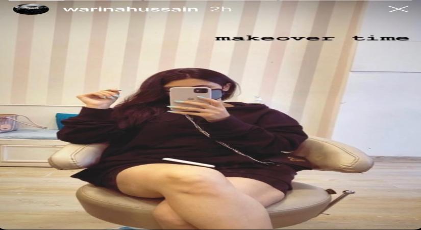 Warina Hussain's 'makeover time'.