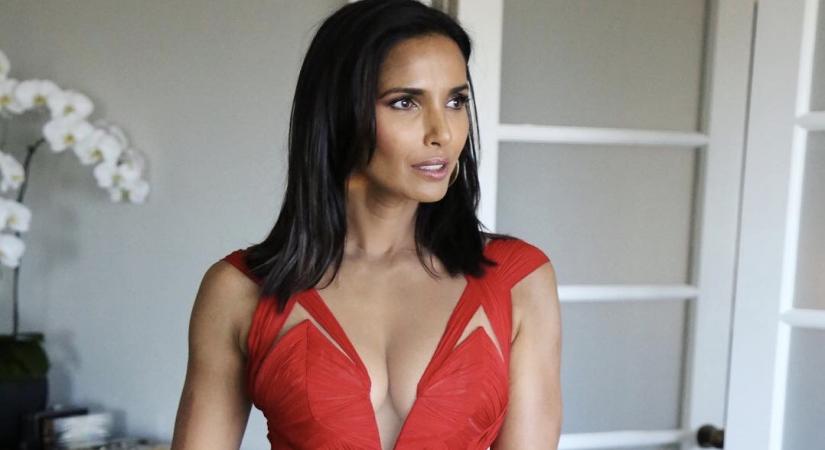 Padma Lakshmi repeats this J Mendel gown to none other than the Emmys