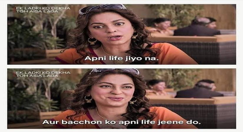 Juhi Chawla enjoys memes now .