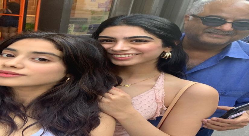 Arjun Kapoor's sister Anshula recently gave a glimpse of what the family WhatsApp group is like, and social media is amused to bits! Arjun and Anshula apart, the group comprises their half-sisters Janhvi and Khushi Kapoor, and their father, producer Boney Kapoor.
