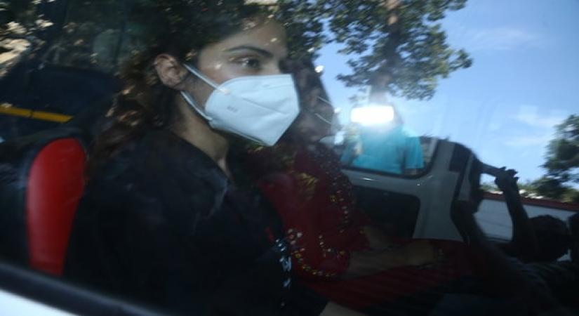Mumbai: After days of intense speculation and three days of tough grilling, the Narcotics Control Bureau (NCB) arrested Bollywood actress Rhea Chakraborty in connection with its ongoing probe to unravel the drugs nexus in the film industry, in Mumbai on Sep 8, 2020. Rhea has been charged under the Narcotic Drugs and Psychotropic Substances Act for her alleged role in the drugs angle that has emerged during investigation into the June 14 death of actor Sushant Singh Rajput. She is likely to be pr