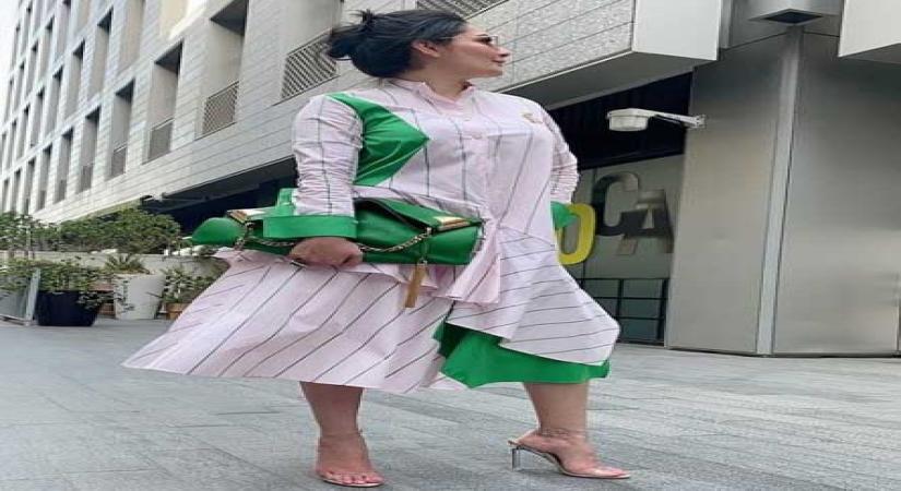 Maanayata posts about fighting and facing fea.