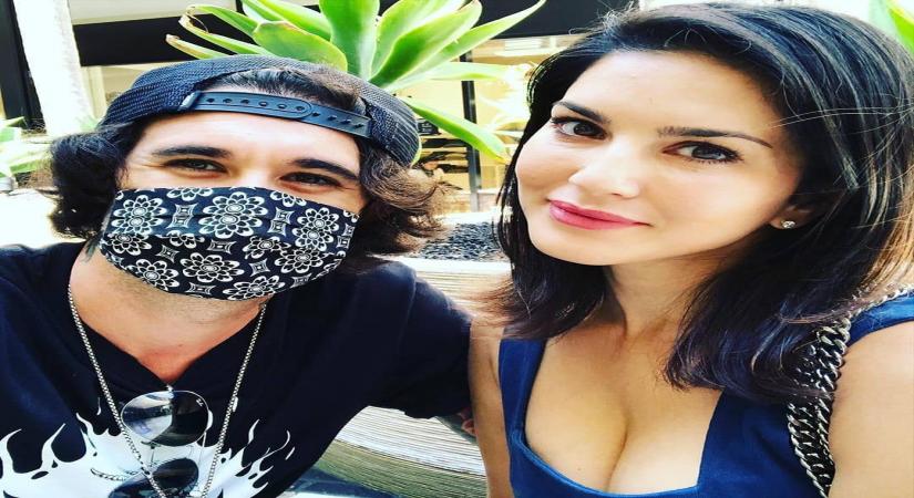 Sunny Leone's afternoon date with hubby Daniel.