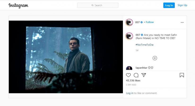 Rami Malek's look and name as 'No Time To Die' villain revealed.