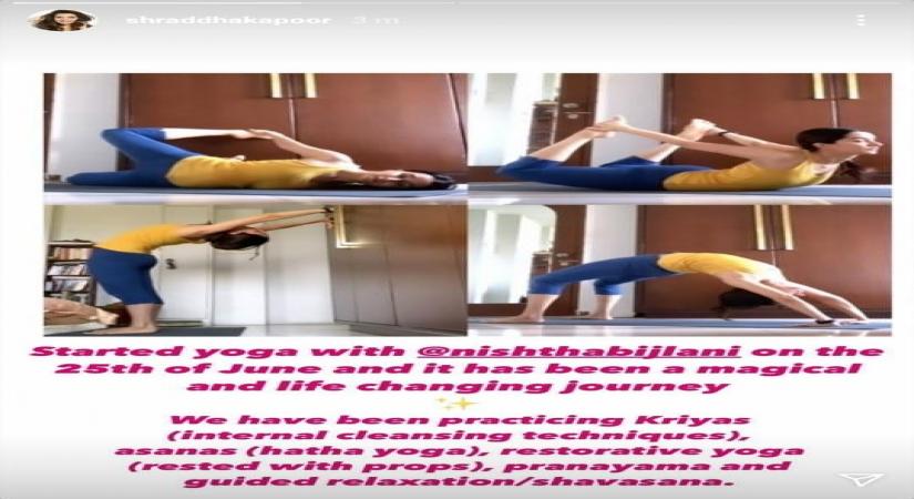 Teachers Day: Shraddha Kapoor thanks yoga guru for 'life changing journey'.