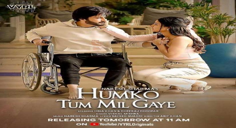 TV stars Hina Khan, Dheeraj Dhoopar in music video on love, resilience.