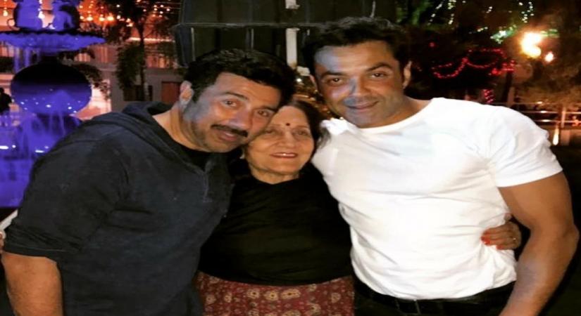 Sunny, Bobby Deol's Instagram wishes for mom Prakash Kaur on her b'day.