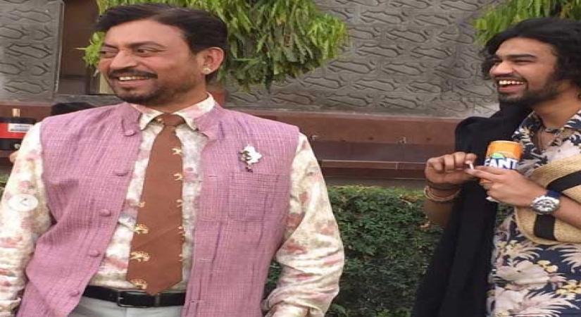 Irrfan's son Babil shares throwback pics of 'baba'.