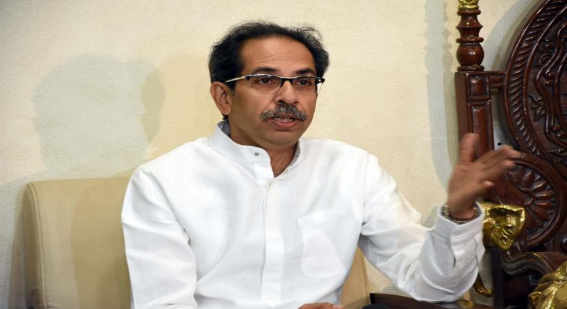 Mumbai: Maharashtra Chief Minister Uddhav Thackeray addresses a press conference on JNU violence, at his residence in Mumbai on Jan 6, 2020. (Photo: IANS)
