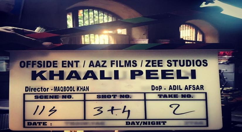 The shooting for first-time director Maqbool Khan's "Khaali Peeli" starring Ishaan Khatter and Ananya Panday has begun.