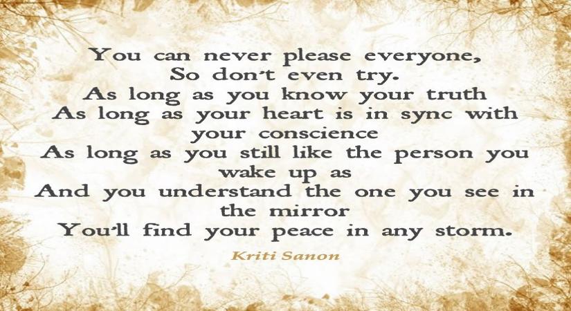 Kriti Sanon shares mantra, urges fans not to treat it as 'cryptic' post