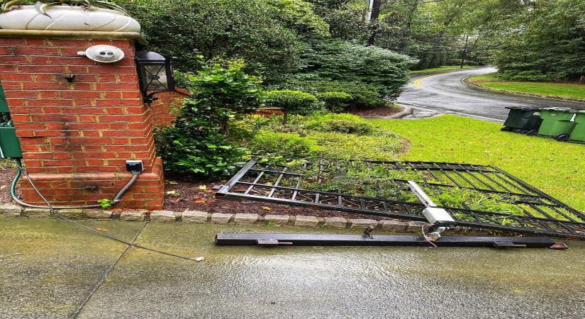 Dwayne Johnson tears down gate with bare hands