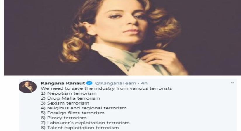 Kangana: We need to save film industry from various terrorists