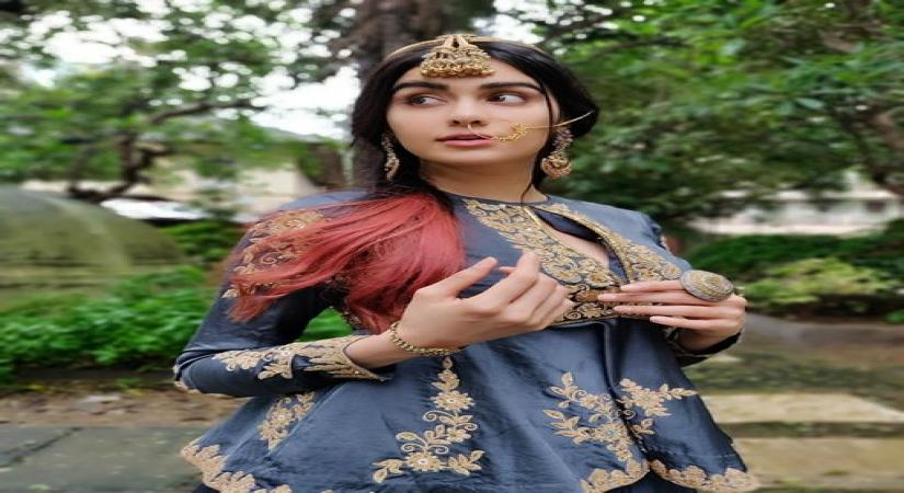 Hyderabad: Aactress Adah Sharma. (File Photo: IANS)