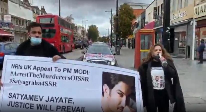 Sushant's sister posts videos of UK car rally expressing 'solidarity of SSR warriors'