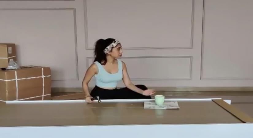 Nushrratt Bharuccha builds her own furniture