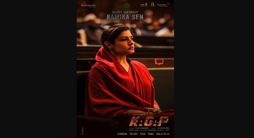 Raveena Tandon turns 46, shares her look in KGF 2 on birthday. (Photo: IANS)
