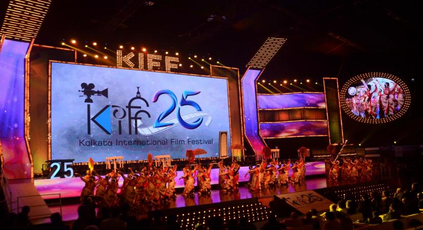 Kolkata: Artistes perform at the inaugural session of the 25th Kolkata International Film festival, in Kolkata on Nov 8, 2019. (Photo: Kuntal Chakrabarty/IANS)