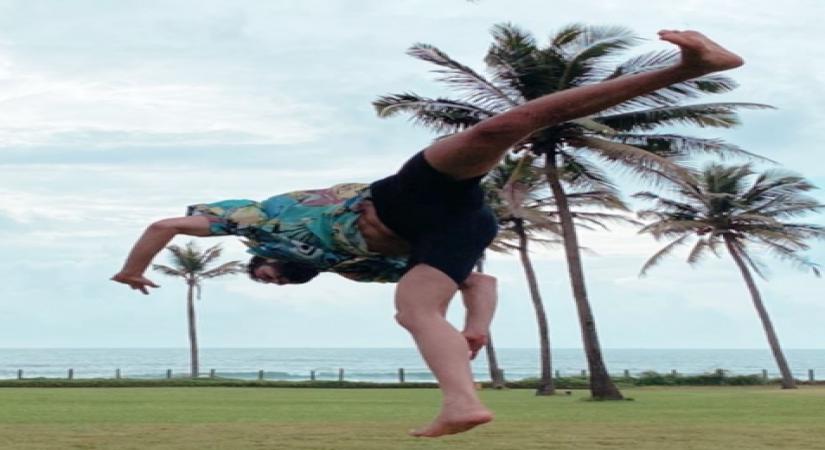 Siddhant Chaturvedi shares pic of him doing cartwheel