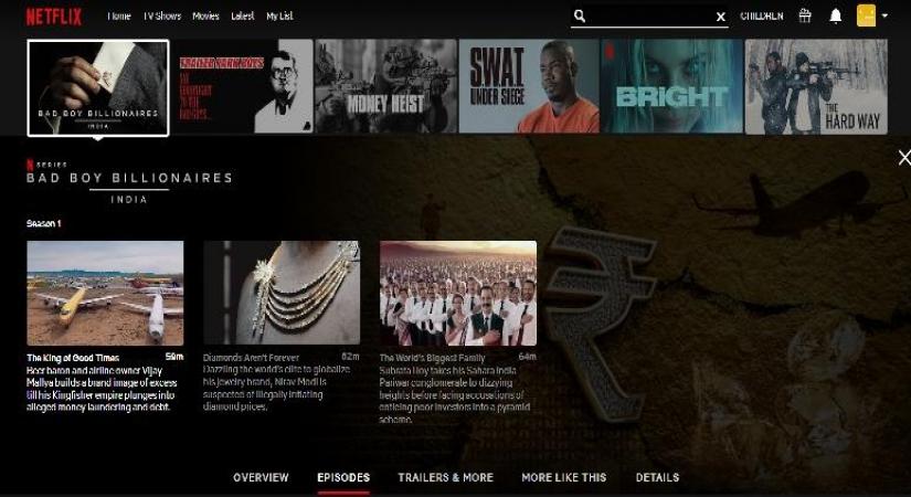 Netflix releases three episodes of 'Bad Boy Billionaires'