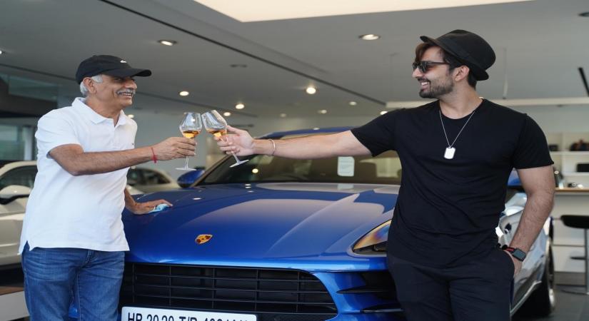 Himansh Kohli gifts himself a sports car