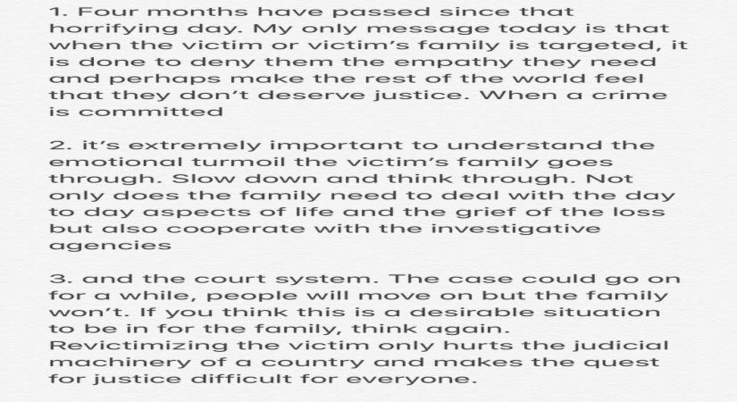 Sushant's brother-in-law: Revictimising victim hurts judicial machinery