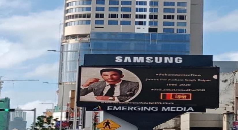'Justice for Sushant Singh Rajput' billboards set up in Sri Lanka