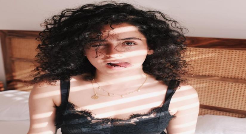 Sanya Malhotra: Working on Shakuntala Devi a very fulfilling experience. (Photo: Simran Sethi/IANS)