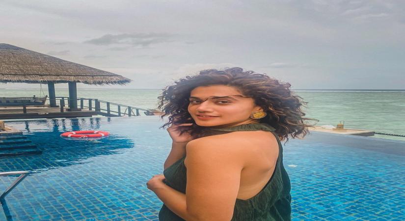 Taapsee back to work mode after Maldives break