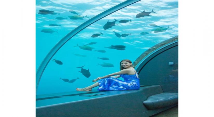 Kajal Aggarwal's underwater honeymoon capers.
